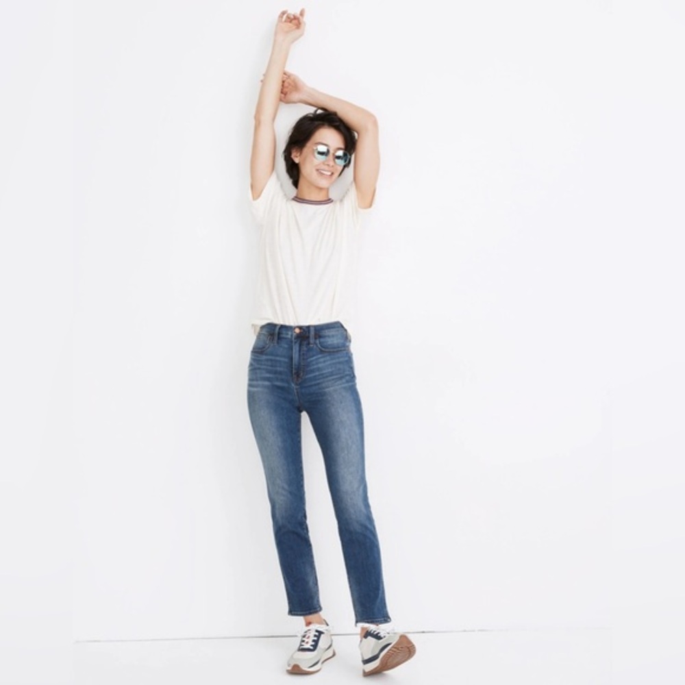 NWOT Madewell Roadtripper Stovepipe Jeans in Randie Wash